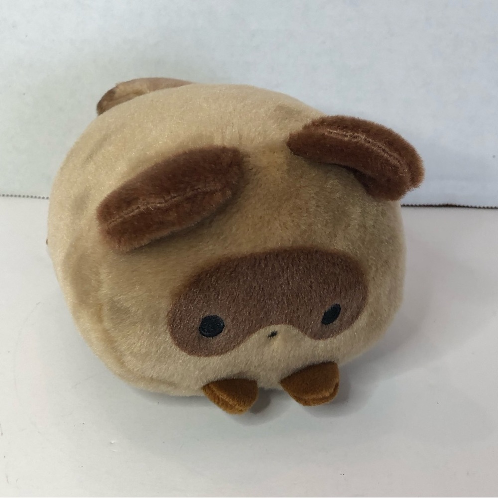 Raccoon Mochi Anime characters Tanuki Kirokoro Butt Plush Yell Japan NWT